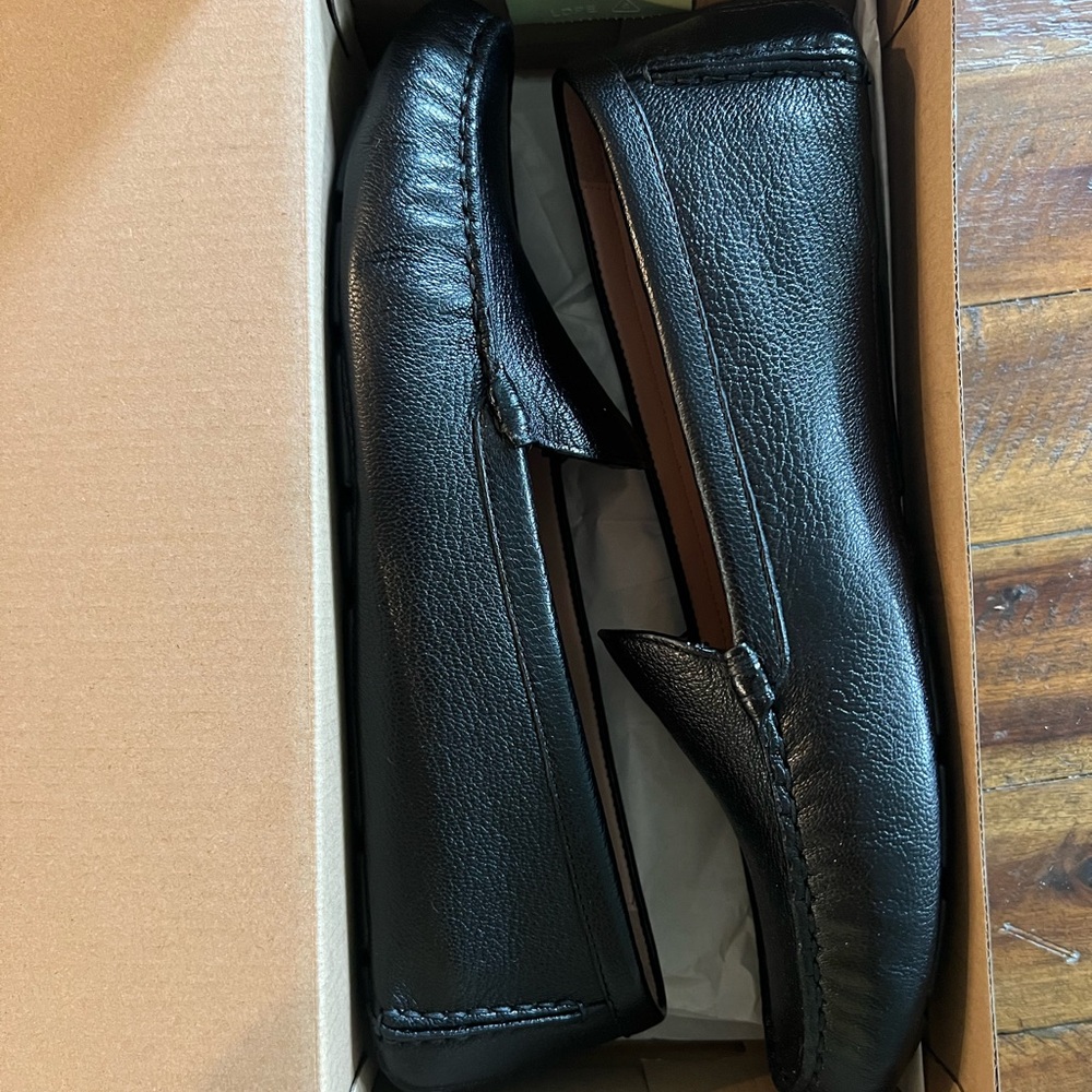 Cole Haan Black Leather Loafers New!
